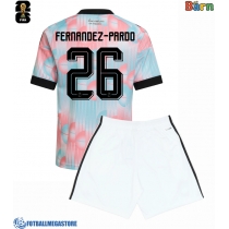 Fotballdrakt Barn Belgia Matias Fernandez-Pardo #26 Bortedraktsett VM 2026 Kortermet (+ Korte bukser)